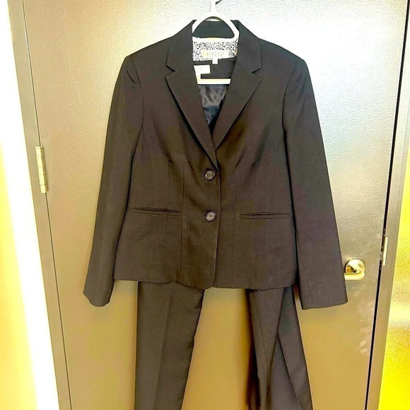 Mint Kasper separates FULL SUIT women’s dark navy suit- jacket size 10 pants 8 - Picture 3 of 11